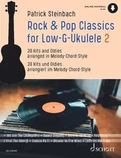 Rock & pop classics for "low g"-ukulele vol. 2