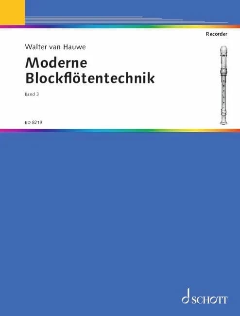 Moderne blockflotentechnik