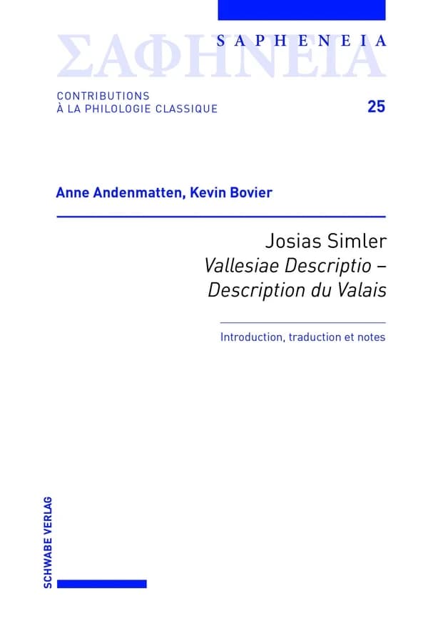 Josias Simler, Vallesiae Descriptio