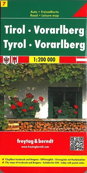 Tirol - Vorarlberg : Auto + Freizeitkarte