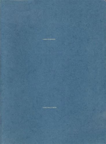 Heimo Zobernig : Kunsthalle Bern.