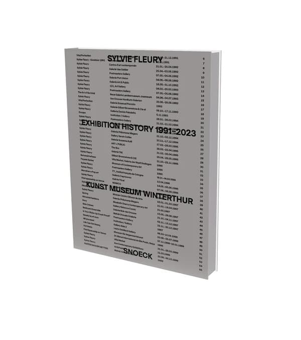 Sylvie Fleury : exhibition history 1991-2023