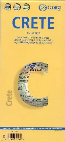 Crète (9th ed.) [réalisé et publié par] Borch Map ; [diff. par Cartothèque EGG] : Kreta : Kríti