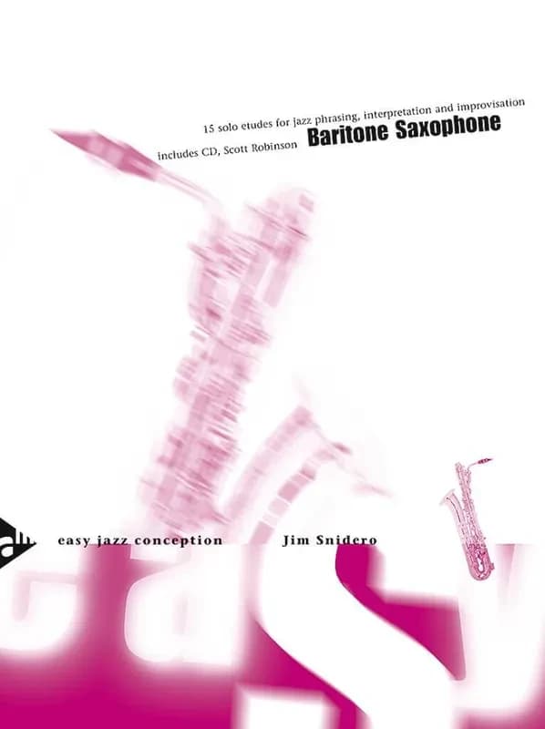 Easy jazz conception saxophone +cd