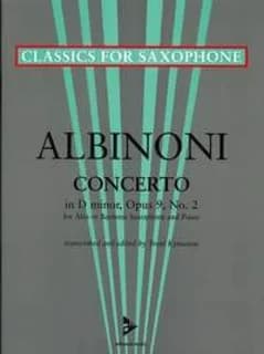 Concerto in d minor op. 9-2 -livre +partition