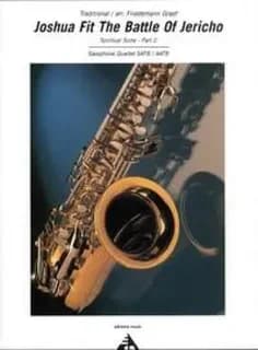 Joshua fit the battle of jericho saxophone-partition+parties separees