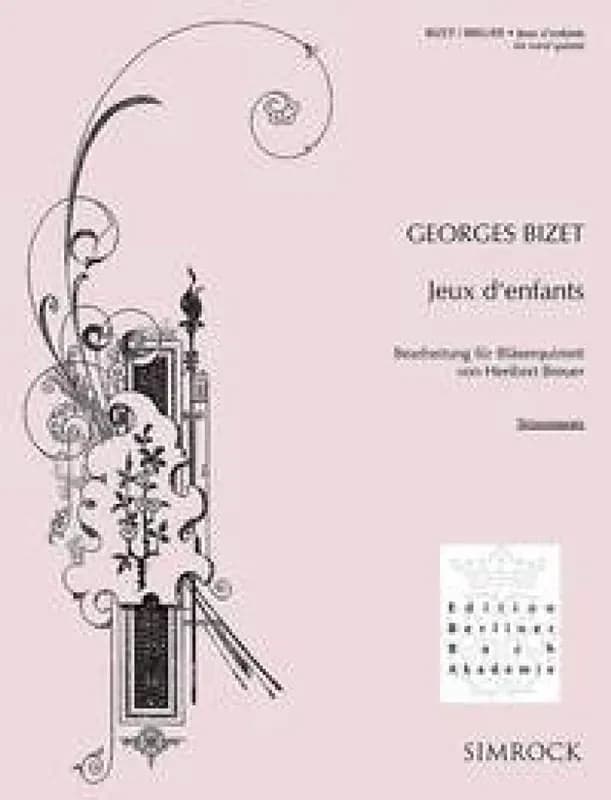 Jeux d'enfants : Bearbeitung für Bläserquintett. Stimmensatz.