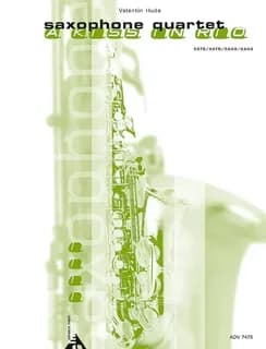 A kiss in rio saxophone-partition+parties separees