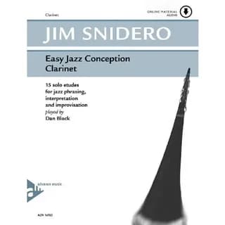 Easy jazz conception for clarinet clarinette