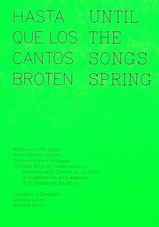 Hasta que los Cantos Broten