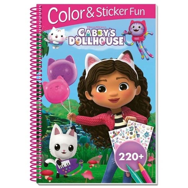 Gabby's dollhouse : 3d lenticular color and sticker fun