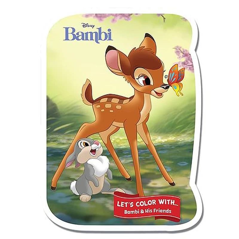 LET S COLOR WITH BAMBI HIS FRIENDS
