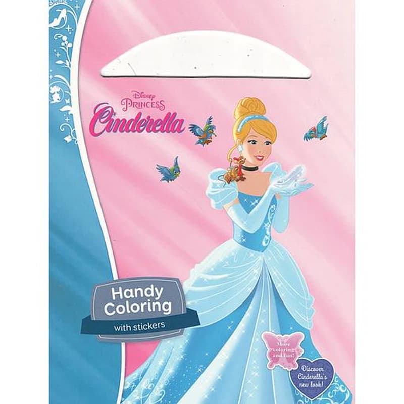Handy Coloring with stikers Disney Princess Cinderella