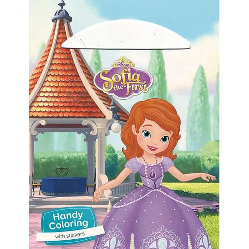 Handy coloring with stickers Disney Sofia the first