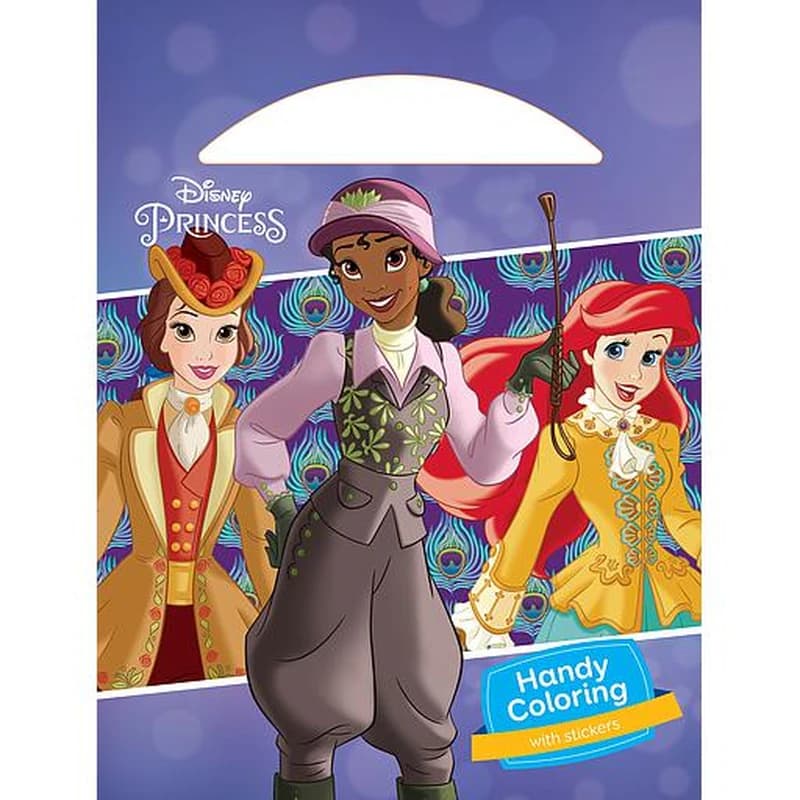 Handy Coloring with stikers Disney Princess