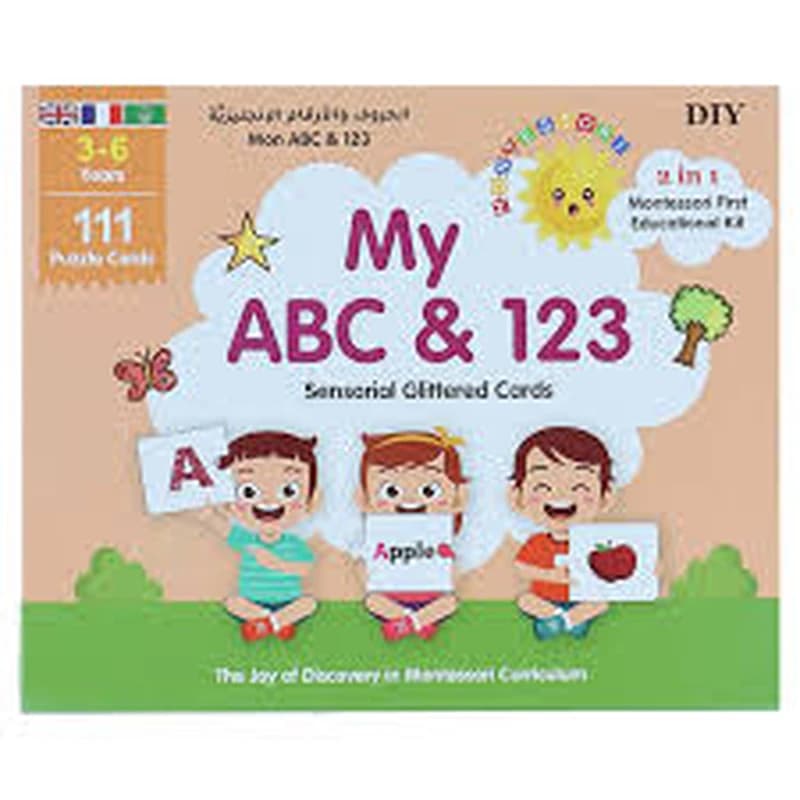 Montessori First Educational Kit My ABC And 123