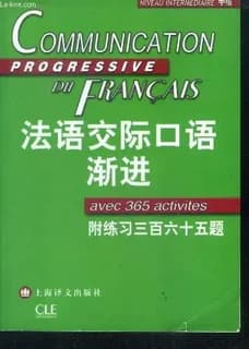 Communication progressive du francais, avec 365 activites, +mp3
