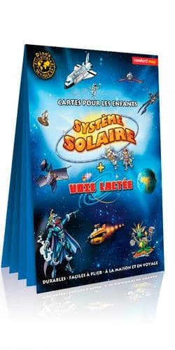 Système solaire + voie lactée : cartes pour les enfants