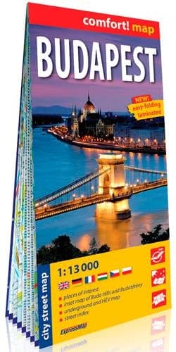 Budapest : city street map