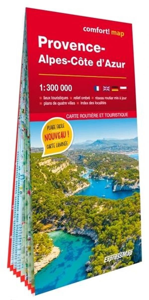 Provence-Alpes-Côte d'Azur : carte routière et touristique