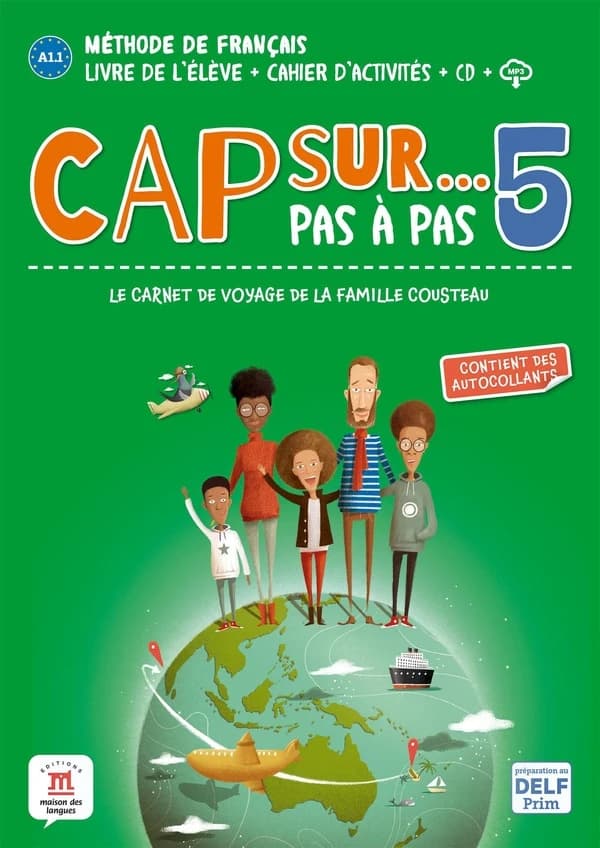 Cap sur.... 5 : pas à pas : le carnet de voyage de la famille Cousteau