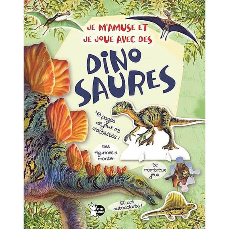 Je m'amuse et je joue avec des dinosaures