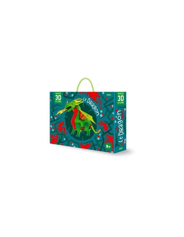 Le dragon : puzzle 3D et livre