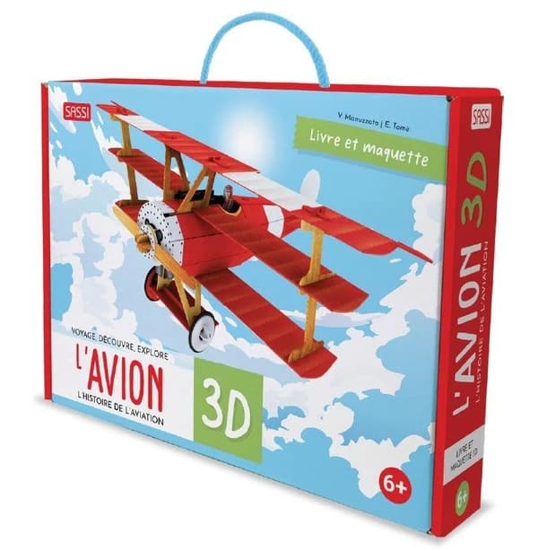 Voyage, découvre, explore : l'avion 3D ; l'histoire de l'aviation