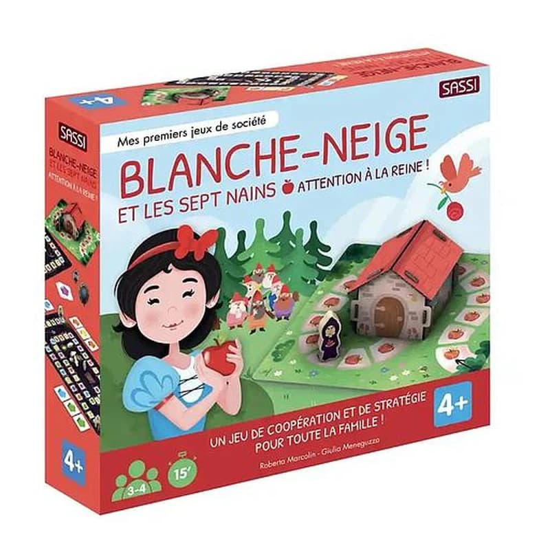 Mes premiers jeux de société : Blanche-Neige et les sept nains ; Attention à la reine !