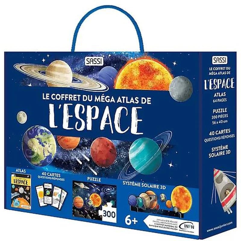 Le coffret du méga atlas de l'espace (édition 2024)