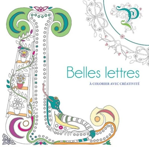 Belles lettres à colorier avec créativité