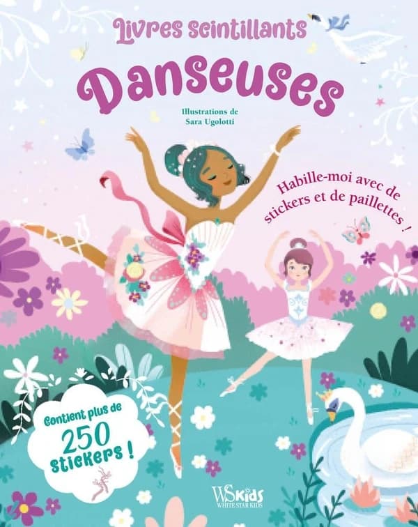 Livres scintillants : danseuses