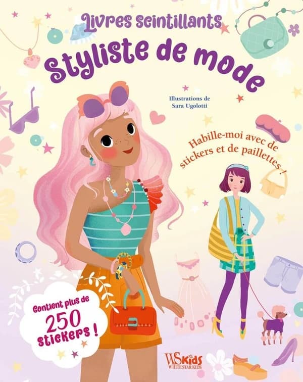 Livres scintillants : styliste de mode