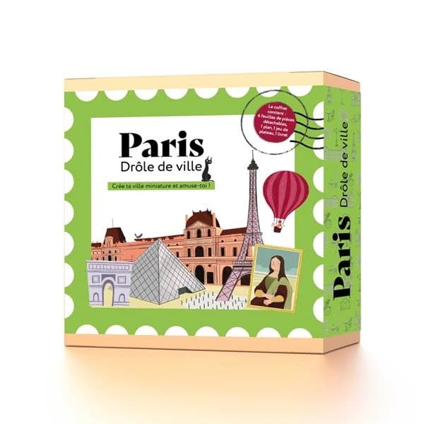 Paris, drôle de ville : Crée ta ville miniature et amuse-toi !