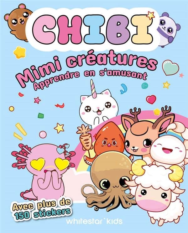 Mimi créatures : Apprendre en s'amusant. Avec plus de 150 stickers