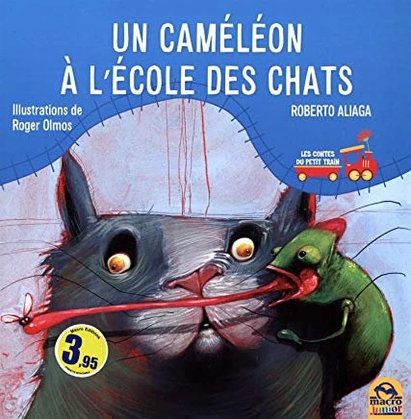 Un caméléon à l'école des chats