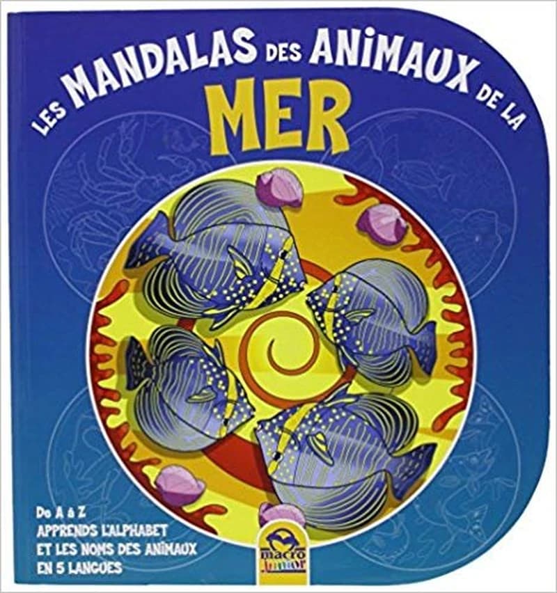 Les mandalas des animaux de la mer