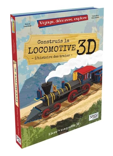 Construis la locomotive 3D ; l'histoire des trains