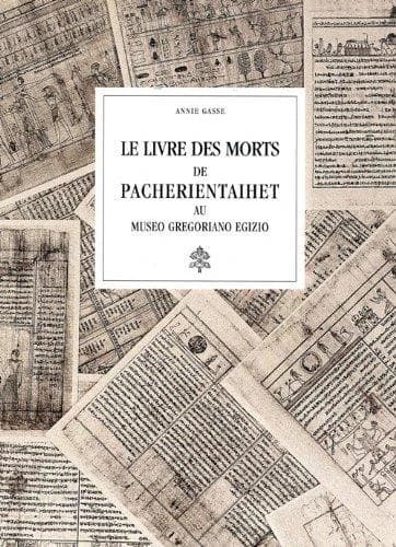 Le livre des morts de Pacherientaihet au Museo Gregoriano Egizio