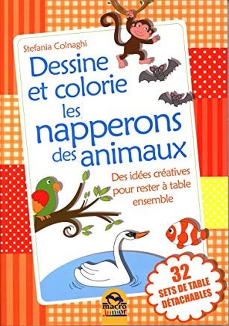 Dessine et colorie les napperons des animaux