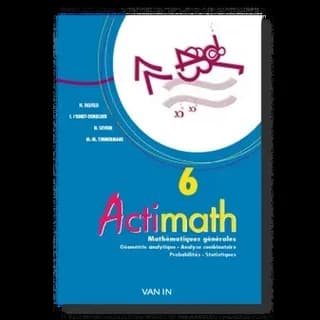 ACTIMATH : mathématiques ; 6ème année ; manuel