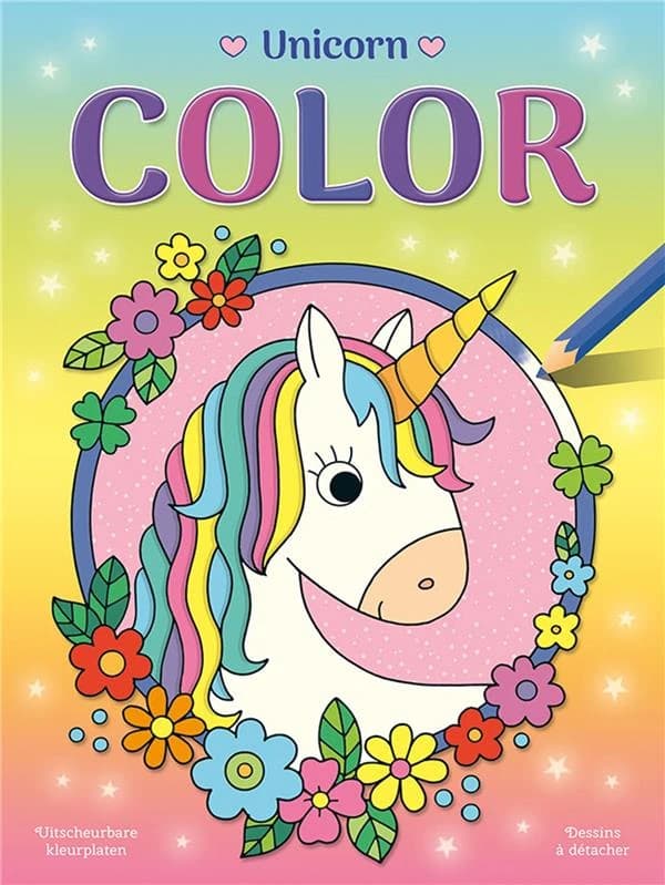 Color Unicorn : dessins à détacher : [Album à colorier]