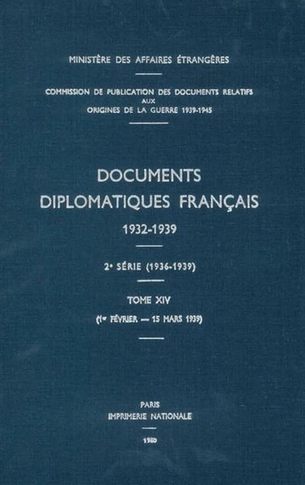 Documents diplomatiques francais