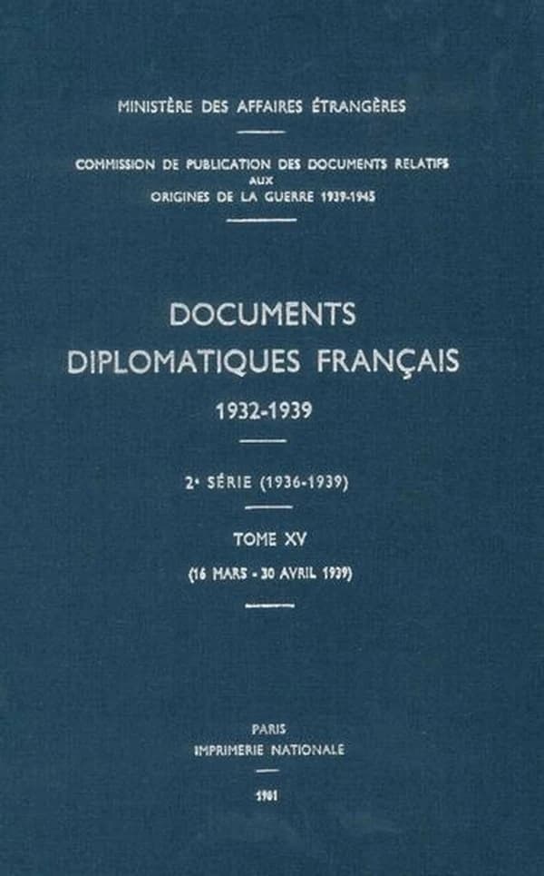 Documents diplomatiques francais