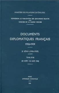 Documents diplomatiques francais