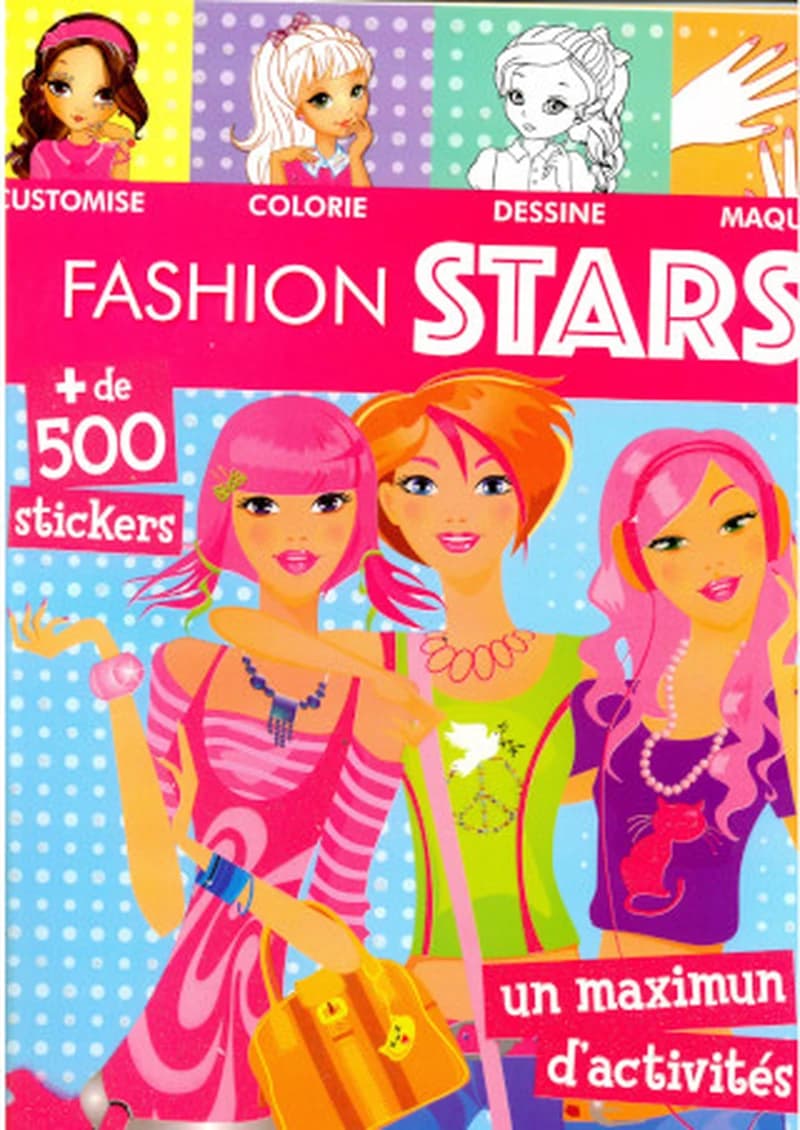 FASHION STARS SPIRALE + 500 STICKERS