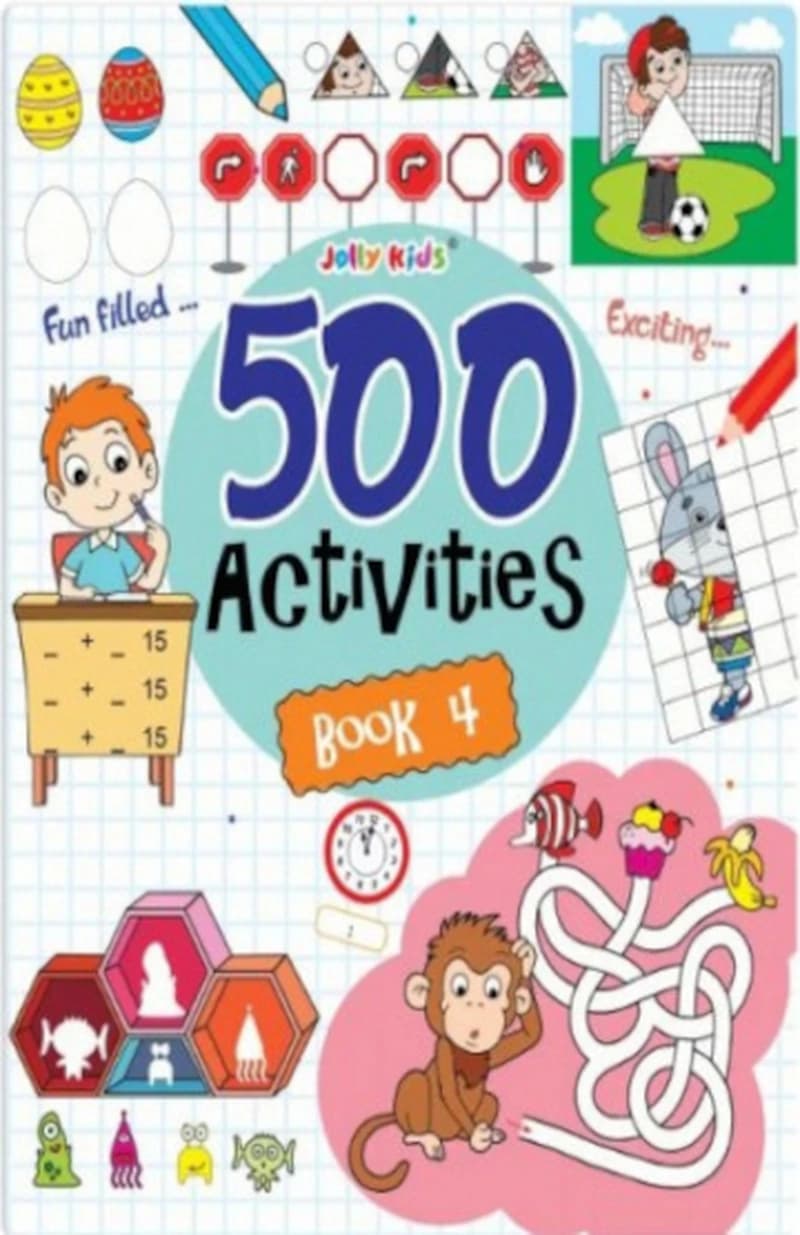 Jolly Kids 500 Activities Book : 4