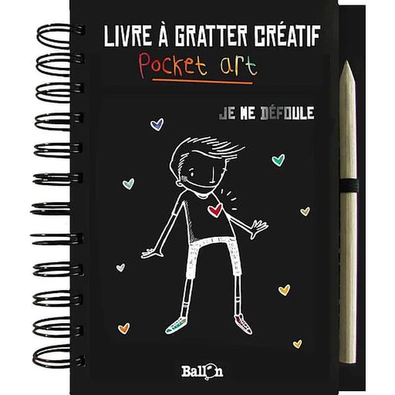 Livre à gratter : je me défoule : [Album à colorier]