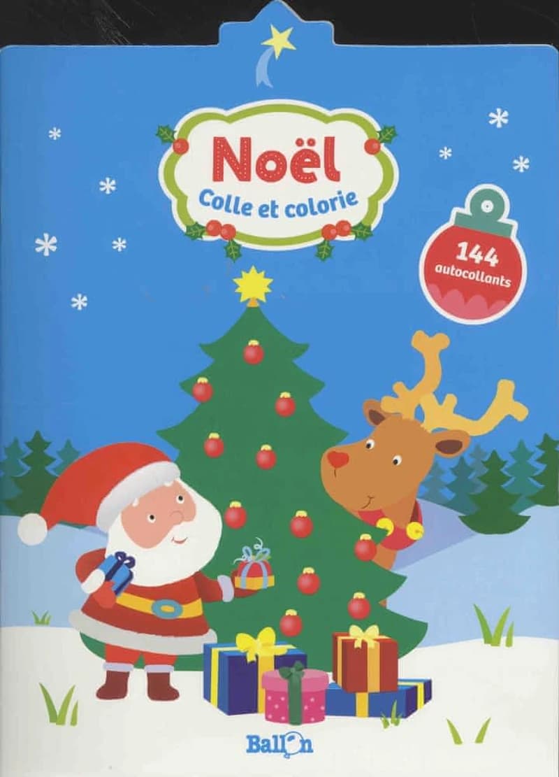 Colle et colorie Noël : [Album à colorier]