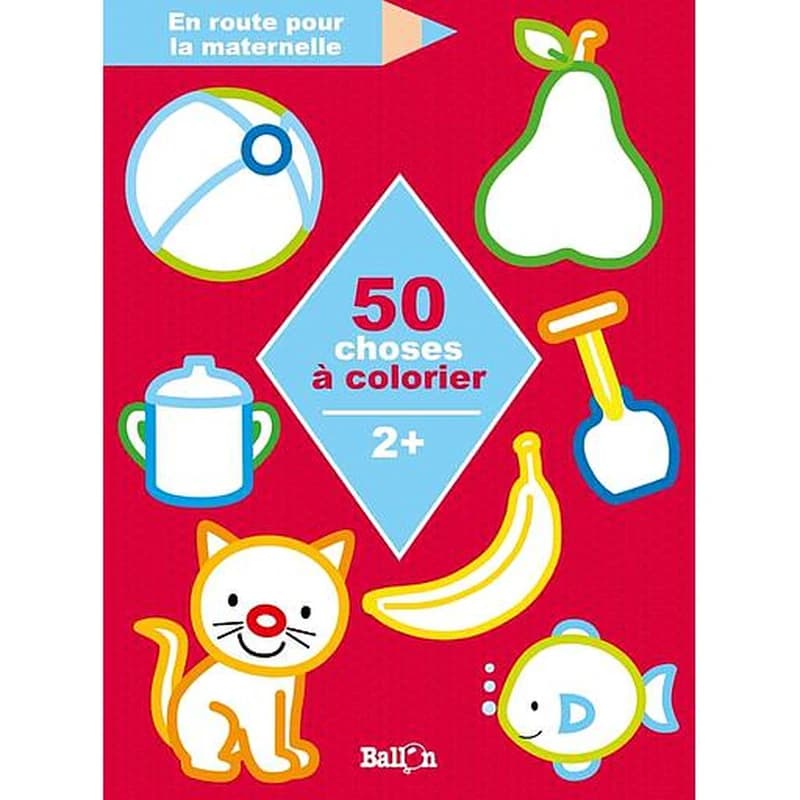 50 choses à colorier  - 2 +